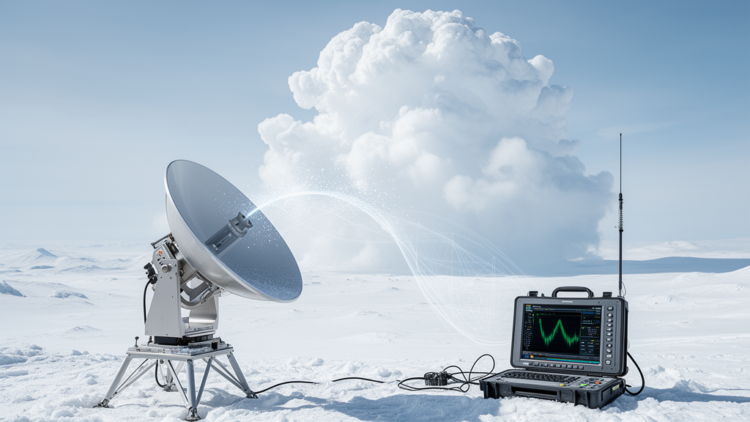 Hybrid algorithm improves ice-cloud retrievals from submillimeter radiometers