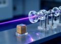 Piezoelectrically tunable blue laser supports 900-megahertz chirps