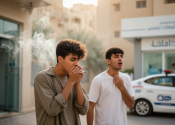 Research report: Exposure to tobacco smoke, concurrent short-term symptoms of respiratory, allergic, cardiovascular morbidities and health-services use among young adults in Kuwait