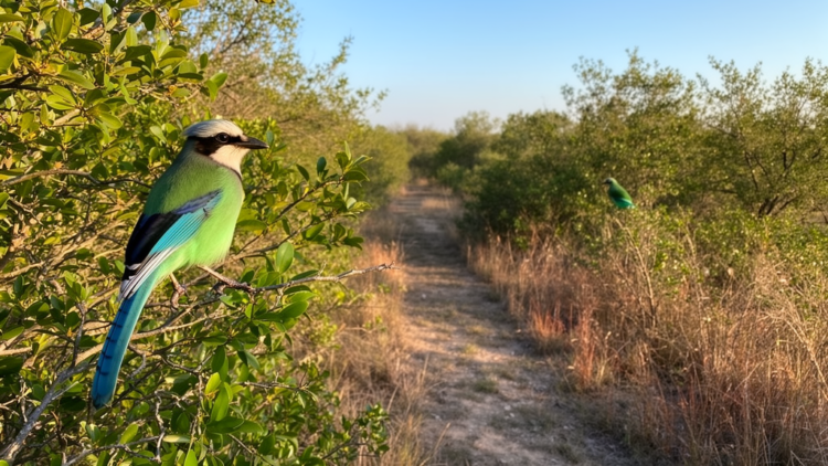 Research report: Corn or Climate? Climate Change Facilitated, but Did Not Initiate, the Northward Range Expansion of the Green Jay in Texas