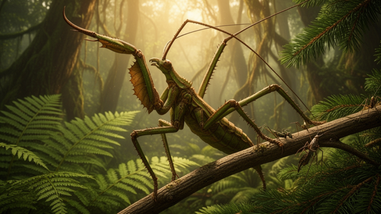Cretaceous stick insects had enlarged defensive hind legs