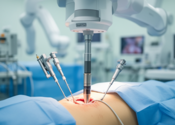 Floating docking feasible for single-port robotic groin hernia repair in 12-patient series