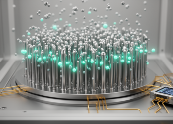 Molybdenum–titanium nanopillar sensor detects ammonia at 2 ppm