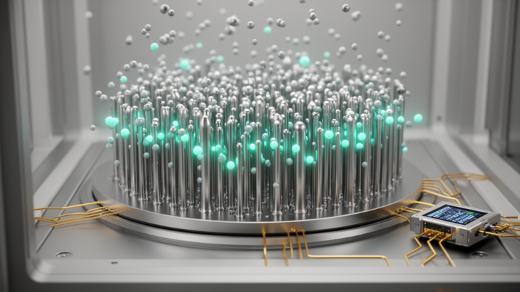 Molybdenum–titanium nanopillar sensor detects ammonia at 2 ppm