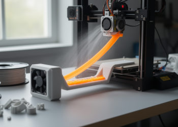 Open-Source 3D-Printed Air-Cooling Conveyor Slashes Hot Filament Temperatures by Half
