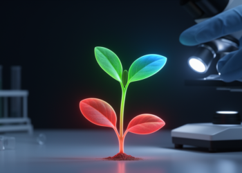 Colour-Switching Glow Lets Plants Report Gene Activity Despite Metabolic Noise