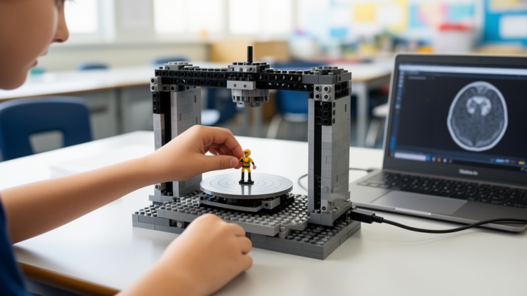 A 400-Dollar LEGO Tomograph Puts Real CT Scanning in Students' Hands