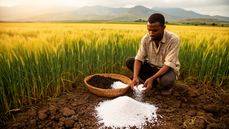 Blending Mineral Fertilizer with Farmyard Manure Boosts Wheat Yields in Northwestern Ethiopia
