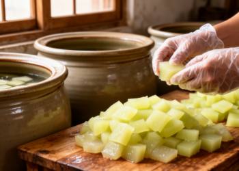 How China's Crunchy Pickled Zhacai Loses Its Bite: Enzymes, Salt and Cell Wall Breakdown Tracked Stage by Stage