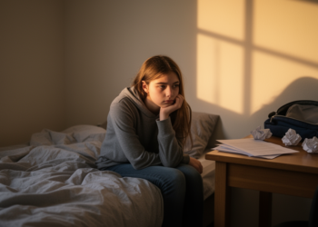 Perceived stress, not body image amplification, tracks teen depression risk