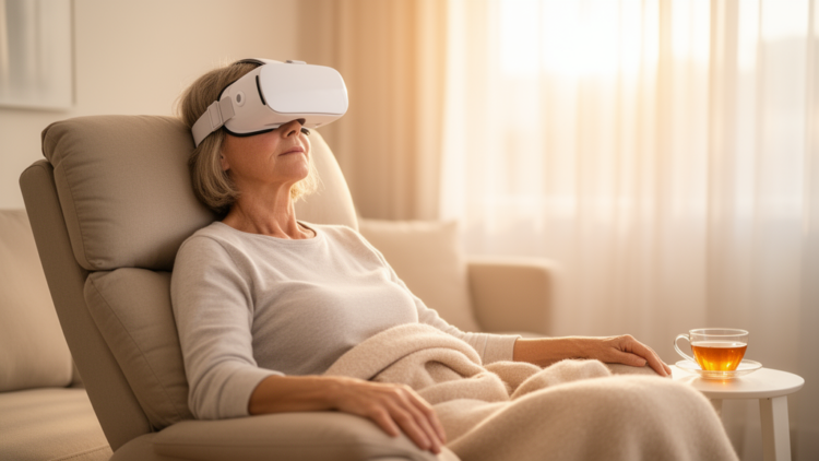 Virtual Reality Relaxation Therapy Eases Anxiety and Fatigue in Breast Cancer Survivors, Meta-Analysis Finds