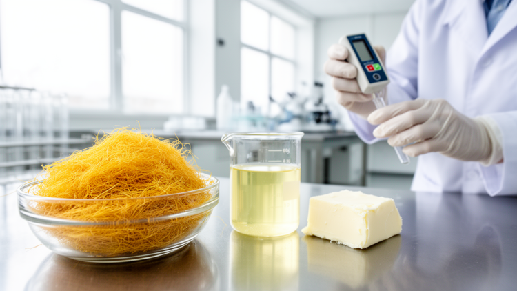 Corn Silk Waste Protein Turned Into Solid Fat Alternative by pH Trick