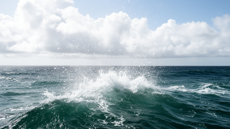 Giant Sea Spray Particles Found to Accelerate Warm Rain in Marine Clouds