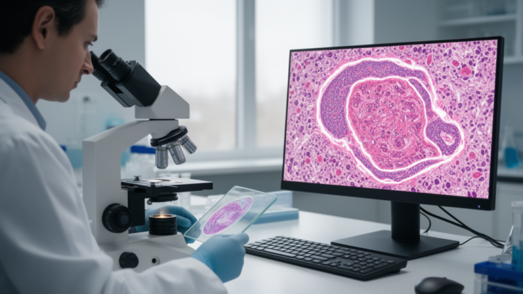 Signed Distance Maps Sharpen Tissue Boundary Segmentation in Breast Cancer Slides