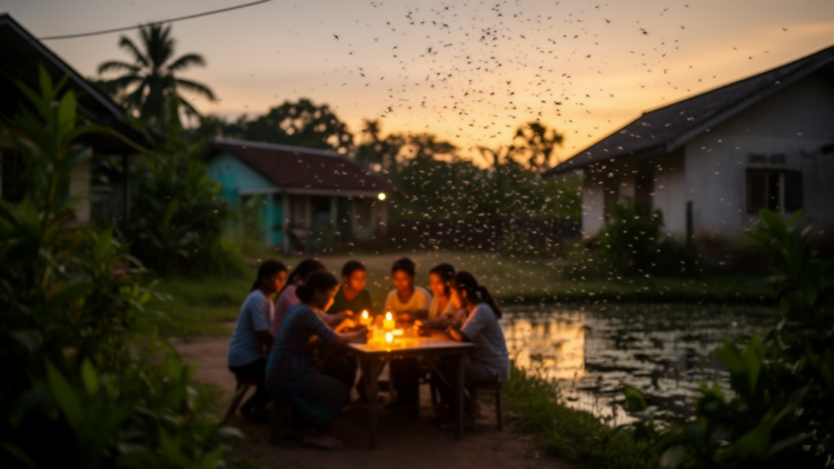 Mosquito Aggregation and Host Clustering Reshape Zoonotic Virus Transmission Risk