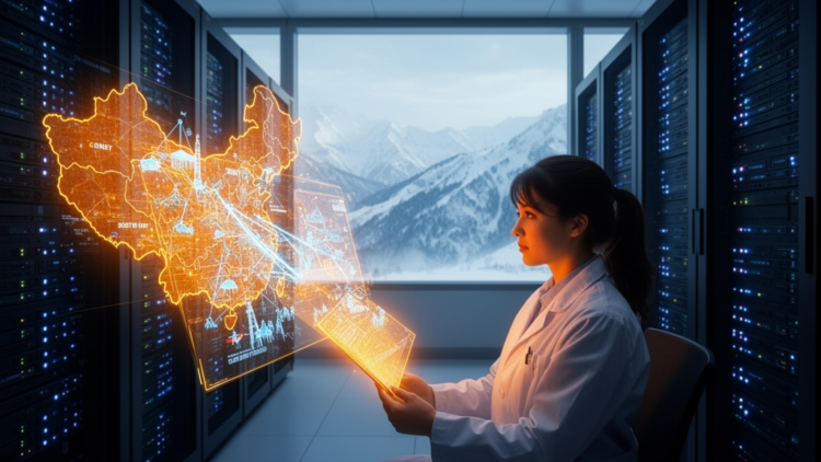 BERT neural network maps regional synergy in China's ice-snow economy
