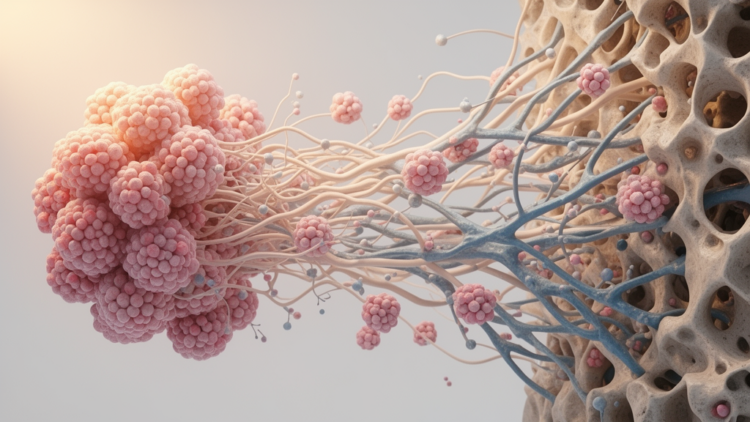Osteosarcoma rewires matrix signaling as disease progresses