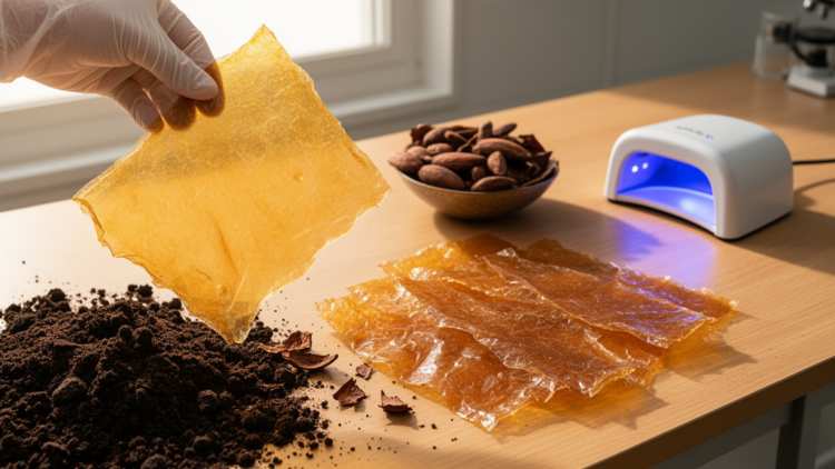 Cocoa Husk Pectin Films Show UV Shielding, Antioxidant Activity, and Rapid Soil Disintegration