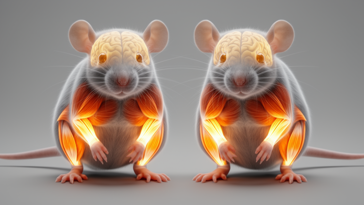 Alzheimer's Mouse Model Shows Sex-Specific Muscle Fatigue Changes Before Cognitive Decline