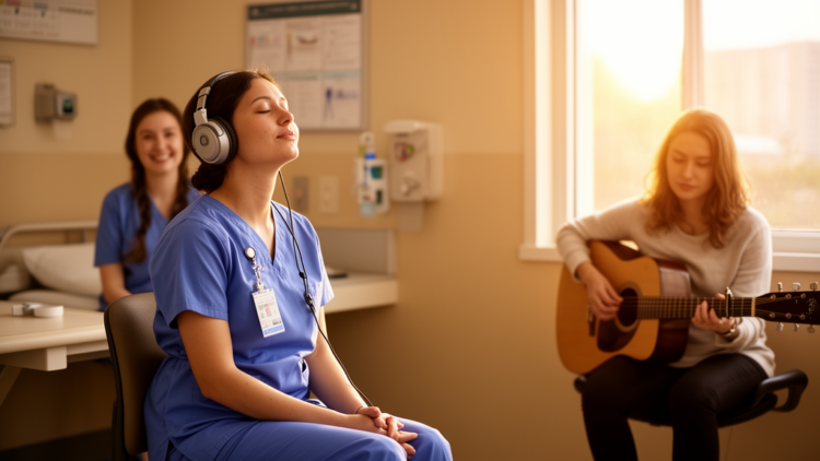 Hospital Staff Report Personal Emotional Benefits After Experiencing Music Therapy Firsthand