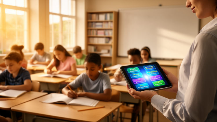 Adaptive Temperature Distillation Shrinks Multilingual AI Models for Classroom Use