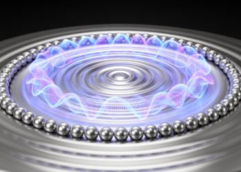 Electron waves trapped in a metal for the first time