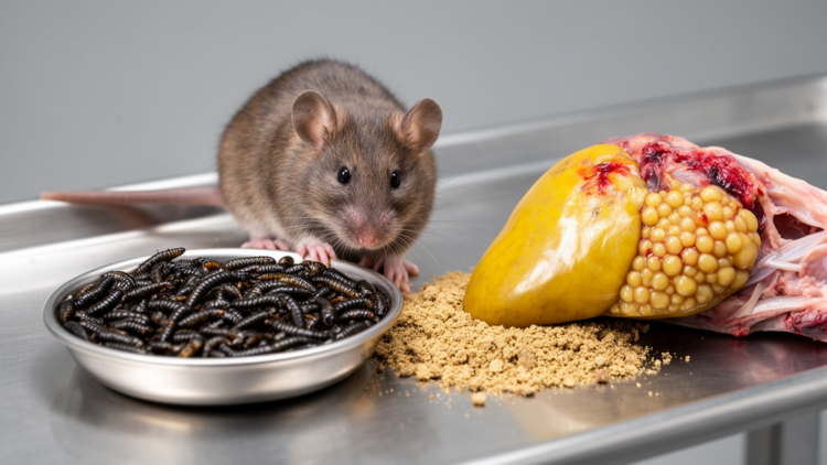 Black soldier fly meal alters liver fat and inflammation in mice