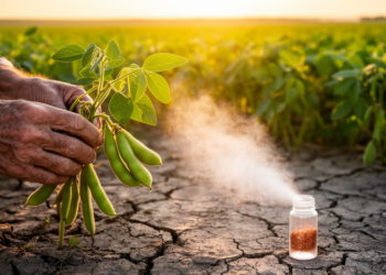 Low-Dose Copper and Zinc Oxide Nanoparticles Lift Soybean Yields Under Drought