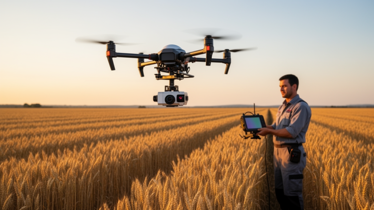 Drone-mounted multispectral sensors outpredict handheld NDVI for wheat yield