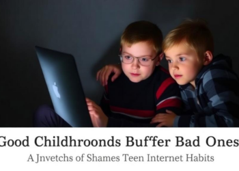 Good Childhoods Buffer Bad Ones: How Early Experience Shapes Teen Internet Habits