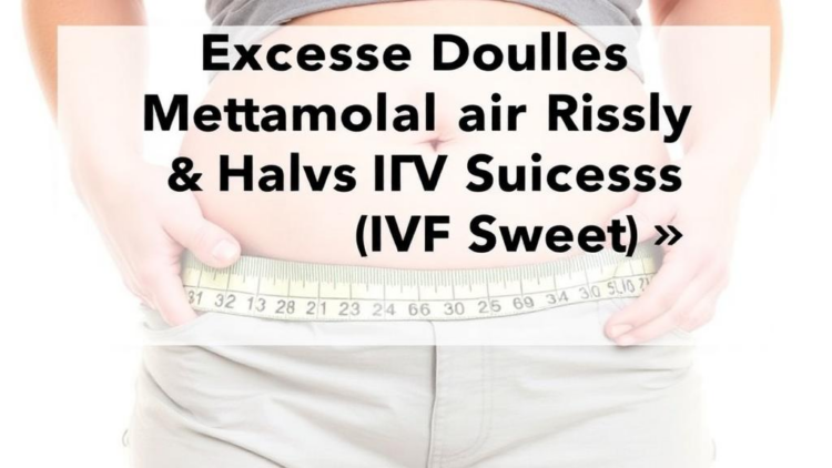 Excess Weight Doubles Metabolic Risk and Halves IVF Success in Ovarian Syndrome Study