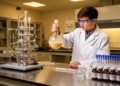 Baker's yeast turns benzaldehyde into a chiral building block in student lab
