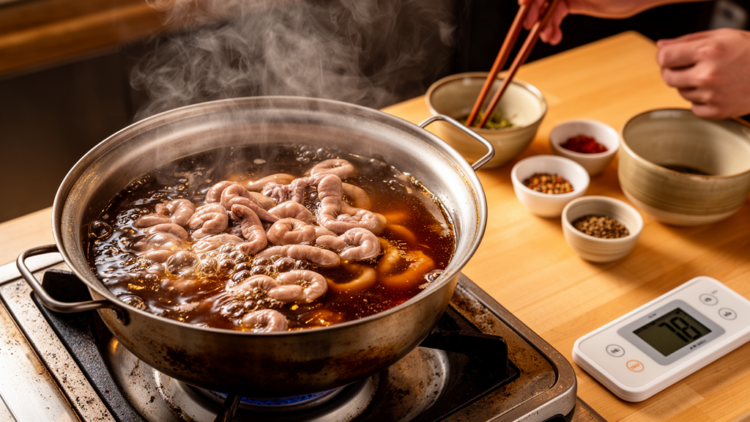 How Long You Stew Pork Intestine Decides Its Aroma, Chemistry Reveals