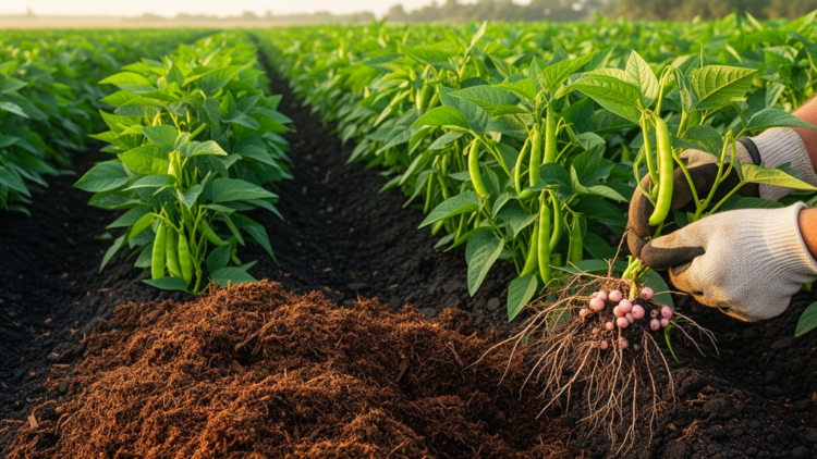 Bean Plants Thrive When Rhizobium Inoculation Meets Moderate Swine Compost Rates