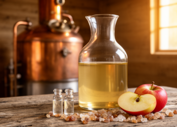 Organic acids can keep apple base wine stable before distillation, but timing and acid type decide the flavor