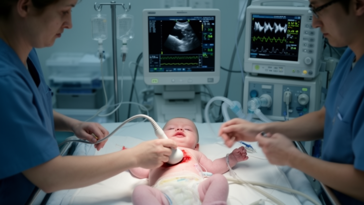 Acute right ventricular dysfunction during induction in an infant after truncus repair