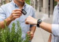 Wearable system detects and transmits scents over distance