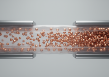 Copper nanoparticles improve three-state polymer memory performance
