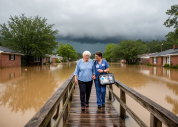 North Carolina study links hurricane flooding to worse older-adult outcomes