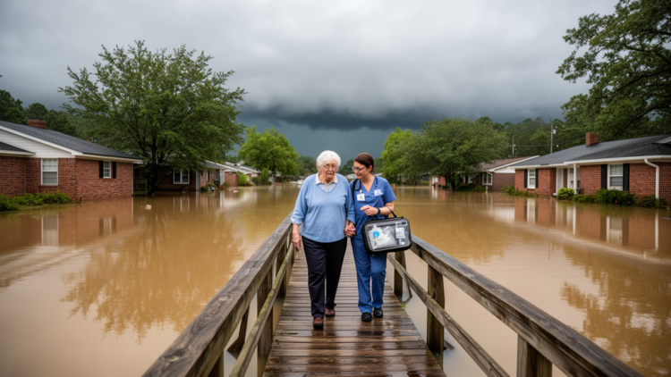 North Carolina study links hurricane flooding to worse older-adult outcomes