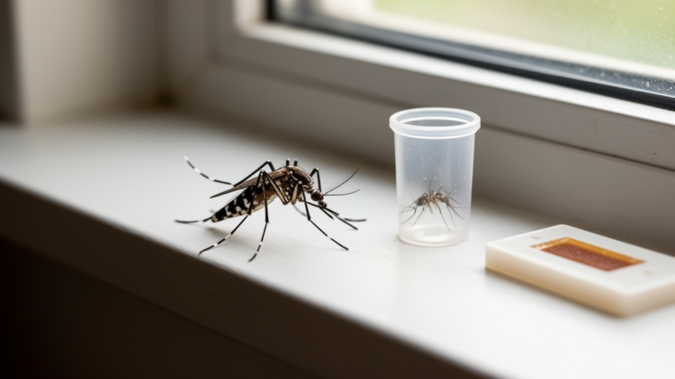 Pilot study finds 10.9% of female Asian tiger mosquitoes indoors