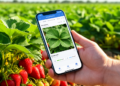 Smartphone AI app guides strawberry nitrogen fertigation from leaf photos alone