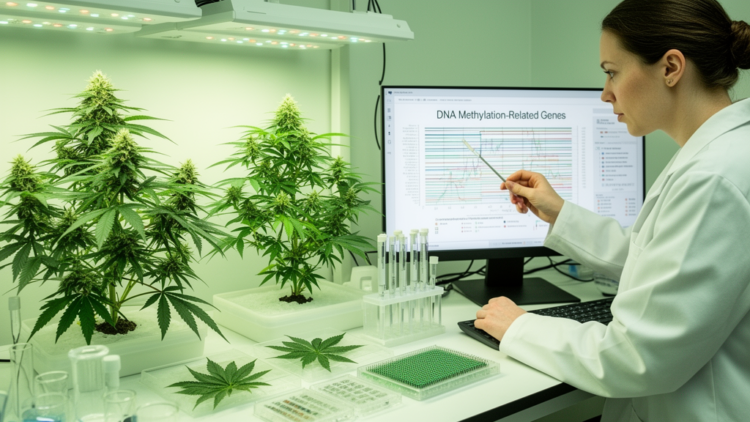 Expression profiling links DNA methylation genes to cannabis feminization