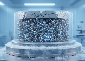 SnSb-silicon oxide anode sustains storage at temperatures down to −40 °C