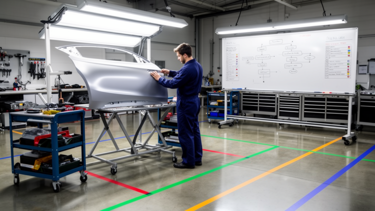 Lean and Six Sigma tools merge to cut collision workshop activities by 30 percent