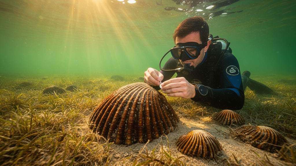 French lagoon harbors a genetic lifeline for the collapsing Mediterranean fan mussel