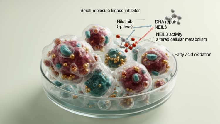 Nilotinib targets NEIL3-driven fatty acid oxidation in preclinical liver cancer study