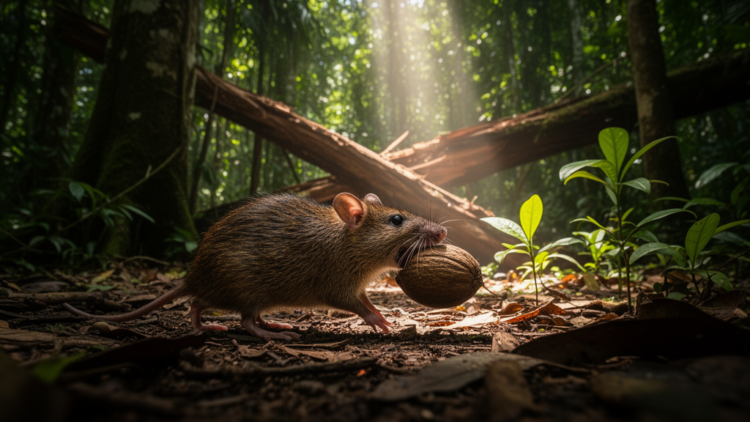 Spiny Rats Steer Palm Seeds into Tree-Fall Gaps in Panama Forest