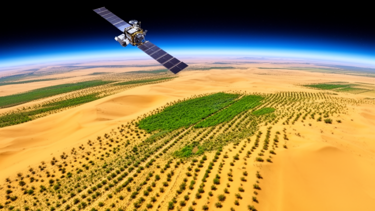 Satellite Record Reveals Two Decades of Greening in China's Kubuqi Desert