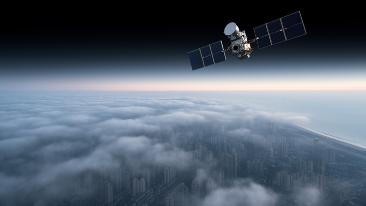 Deep learning maps fog, haze and sea fog across eastern China and tests pollution cuts